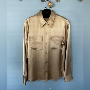 NWT Vince 100% silk top